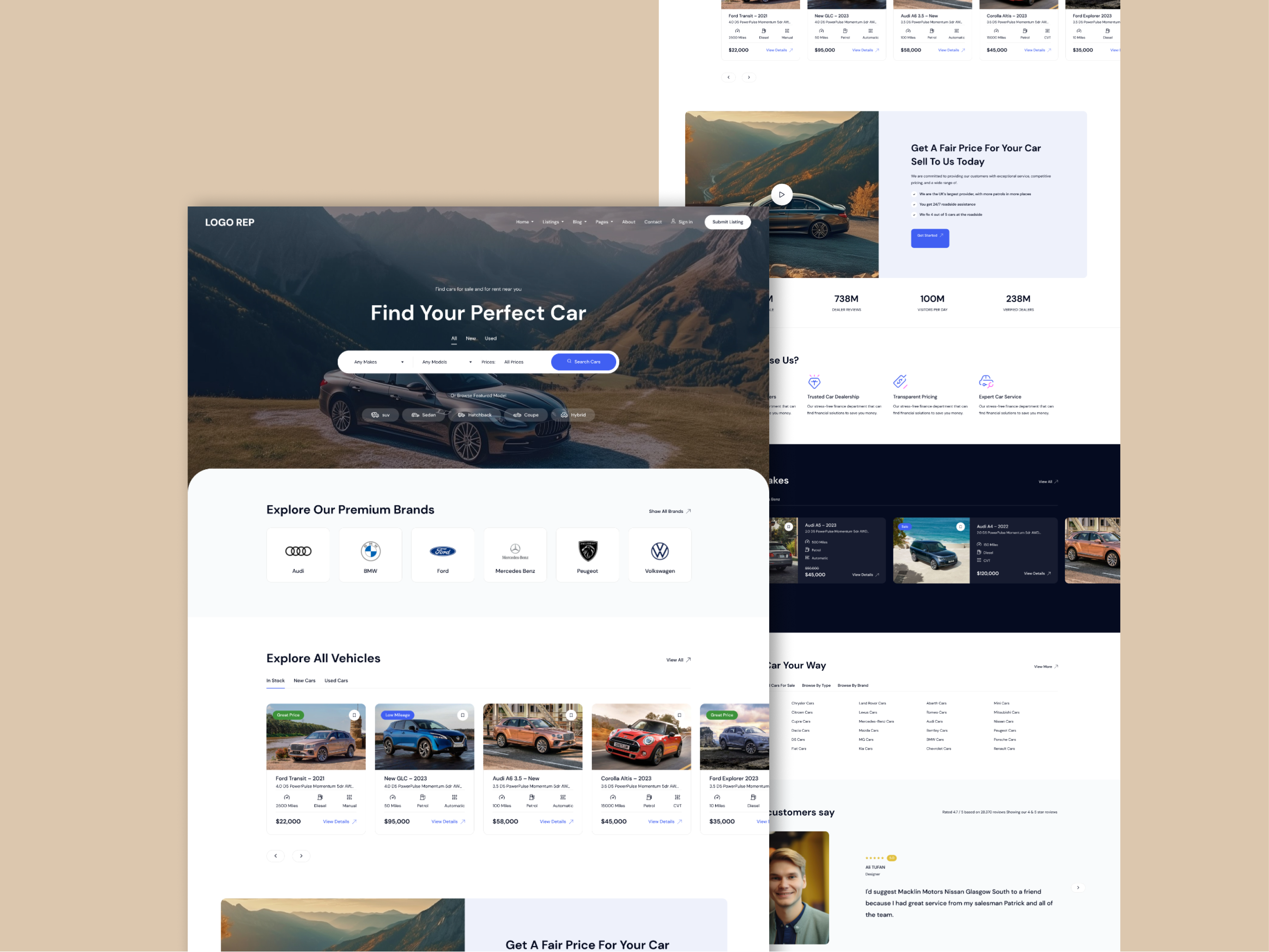 MARKET. project mockup